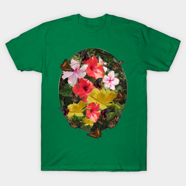 Hibiscus meeting T-Shirt by Just Kidding by Nadine May